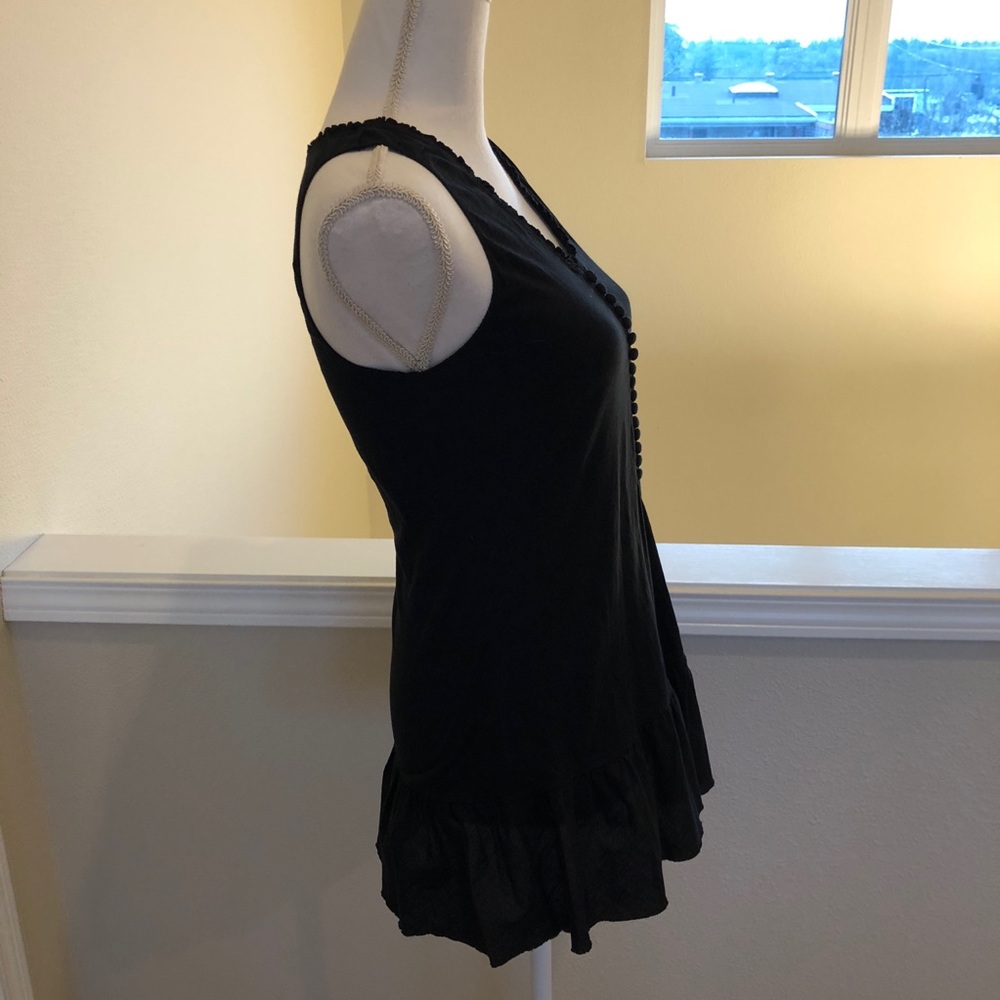 Generra Black tank top / coverup - size M - Picture 6 of 8